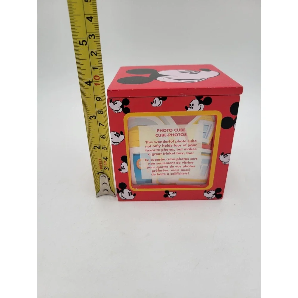 Enesco Disney Home Mickey Mouse Photo Cube and Trinket Storage Box